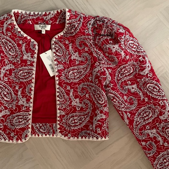 NWT SEA Theodora Cropped Jacket - Picture 5 of 5